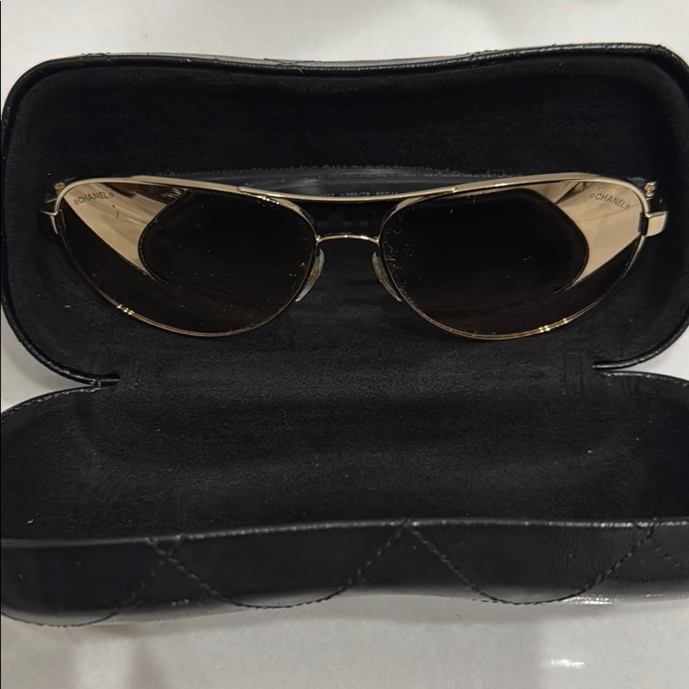 CHANEL glasses in beautiful gold color
